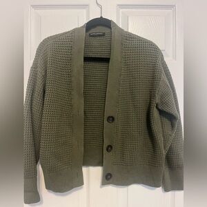 Banana Republic Waffle-Stitch Cardigan size XS